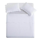 3 - Piece Reversible Microfiber Quilt Bedding Set - Dreams White Label - Sleep Galleria