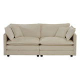 2 - Piece Chenille Upholstered Loveseat And Accent Chair Set - Dreamtide - Sleep Galleria