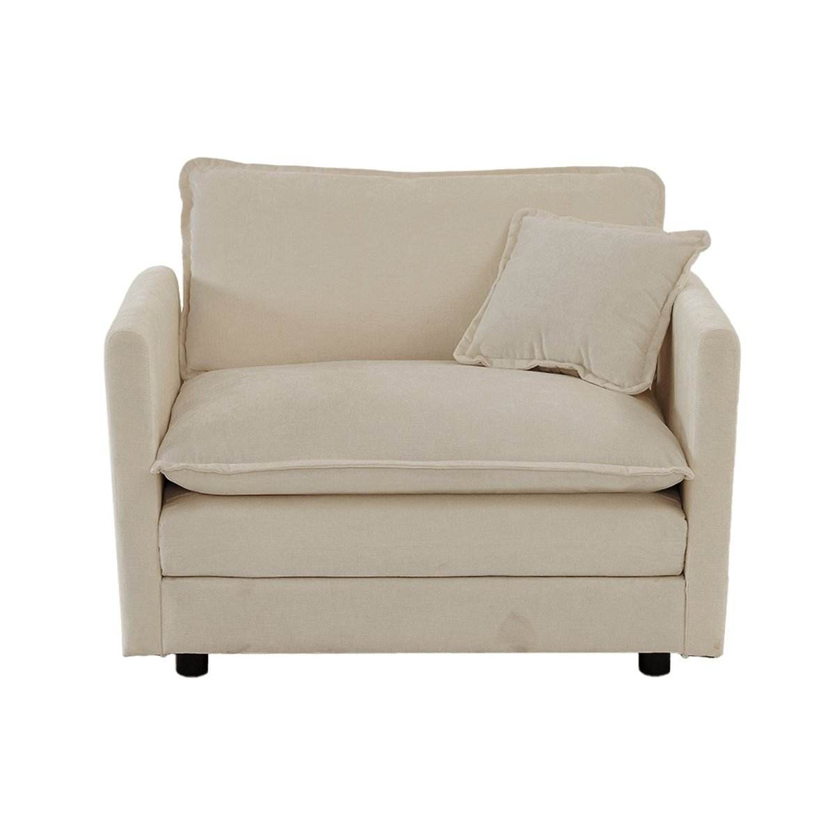 2 - Piece Chenille Upholstered Loveseat And Accent Chair Set - Dreamtide - Sleep Galleria