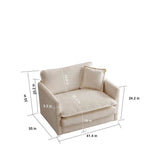 2 - Piece Chenille Upholstered Loveseat And Accent Chair Set - Dreamtide - Sleep Galleria