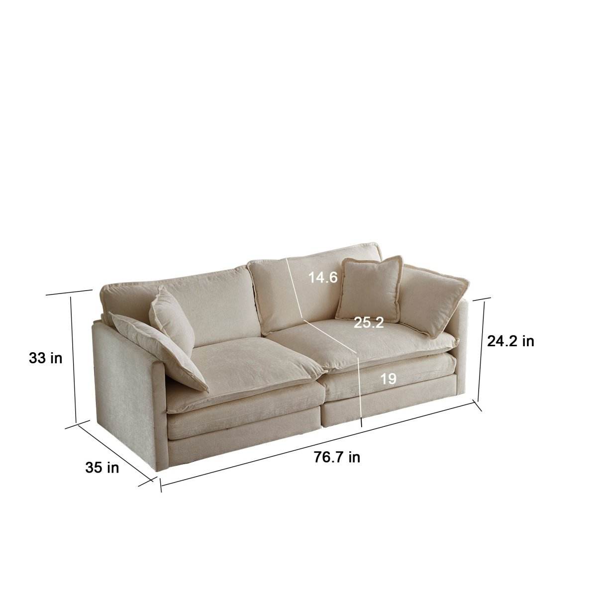 2 - Piece Chenille Upholstered Loveseat And Accent Chair Set - Dreamtide - Sleep Galleria