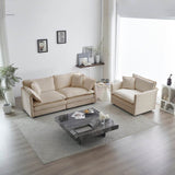 2 - Piece Chenille Upholstered Loveseat And Accent Chair Set - Dreamtide - Sleep Galleria