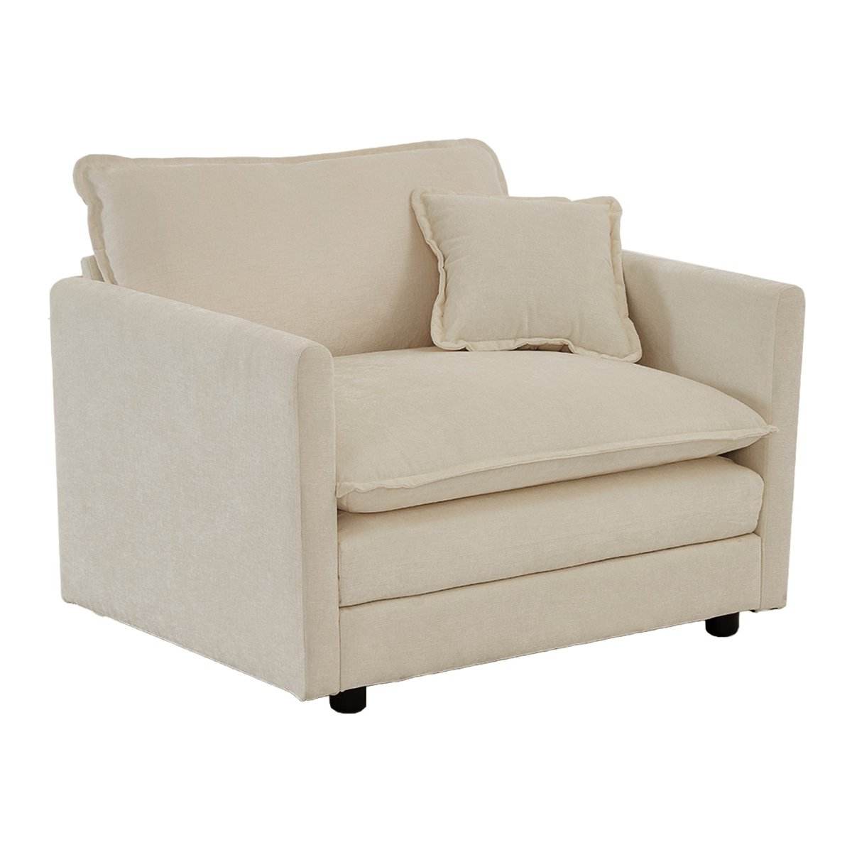 2 - Piece Chenille Upholstered Loveseat And Accent Chair Set - Dreamtide - Sleep Galleria