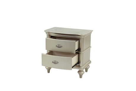 3-Piece Contemporary Faux Leather Bedroom Set With Nightstands - Sleep Galleria