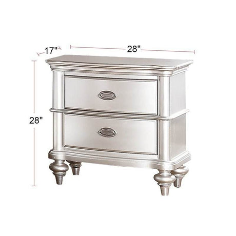 3-Piece Contemporary Faux Leather Bedroom Set With Nightstands - Sleep Galleria