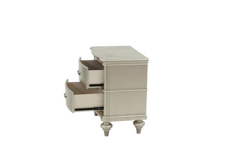 3-Piece Contemporary Faux Leather Bedroom Set With Nightstands - Sleep Galleria
