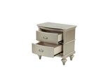 3-Piece Contemporary Faux Leather Bedroom Set With Nightstands - Sleep Galleria