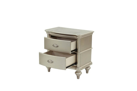 3-Piece Contemporary Faux Leather Bedroom Set With Nightstands - Sleep Galleria