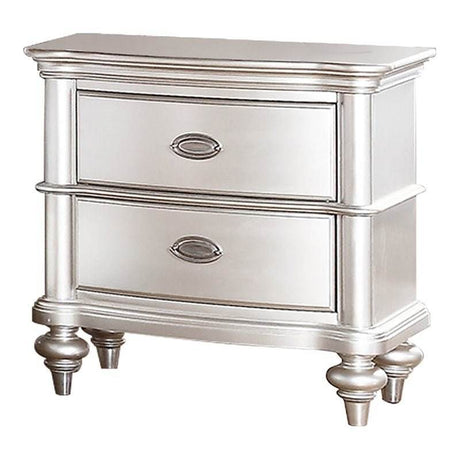 3-Piece Contemporary Faux Leather Bedroom Set With Nightstands - Sleep Galleria