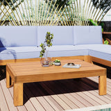 5 - Piece Outdoor Acacia Wood Sectional Patio Sofa Set - Dreamtide - Sleep Galleria