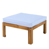 5 - Piece Outdoor Acacia Wood Sectional Patio Sofa Set - Dreamtide - Sleep Galleria