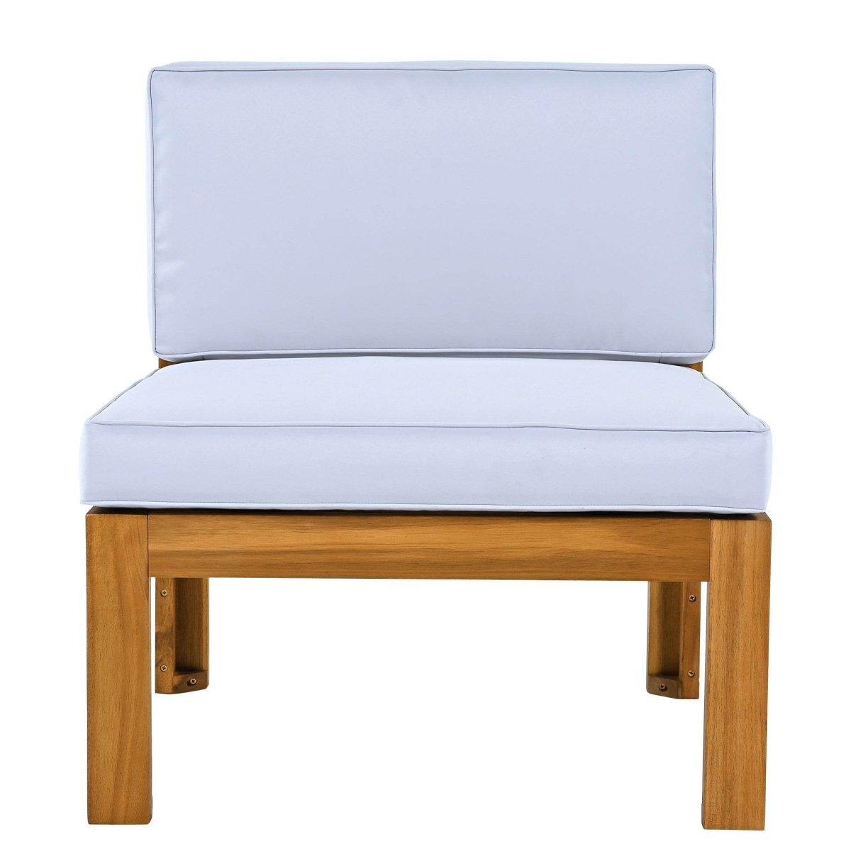 5 - Piece Outdoor Acacia Wood Sectional Patio Sofa Set - Dreamtide - Sleep Galleria