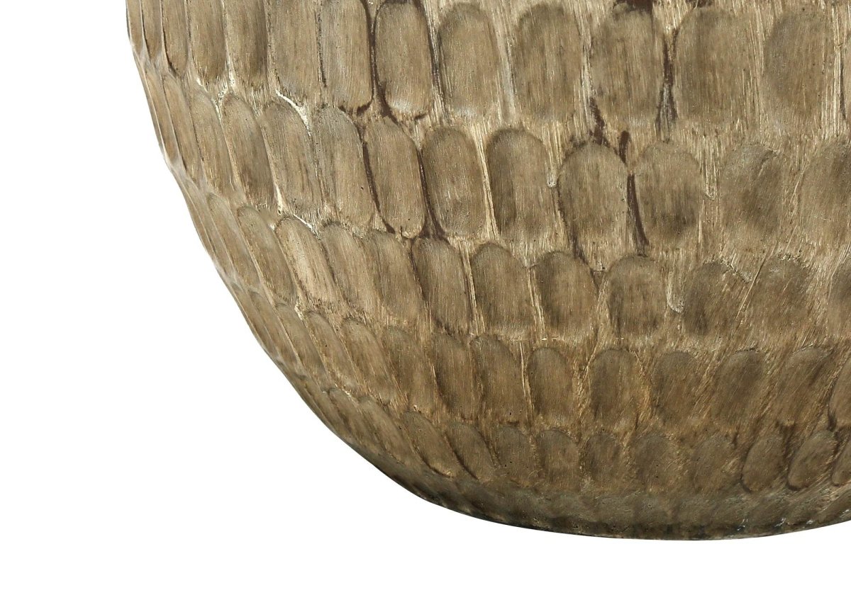 Contemporary Brown Resin Gourd Table Lamp With Shade - Dreamtide - Sleep Galleria