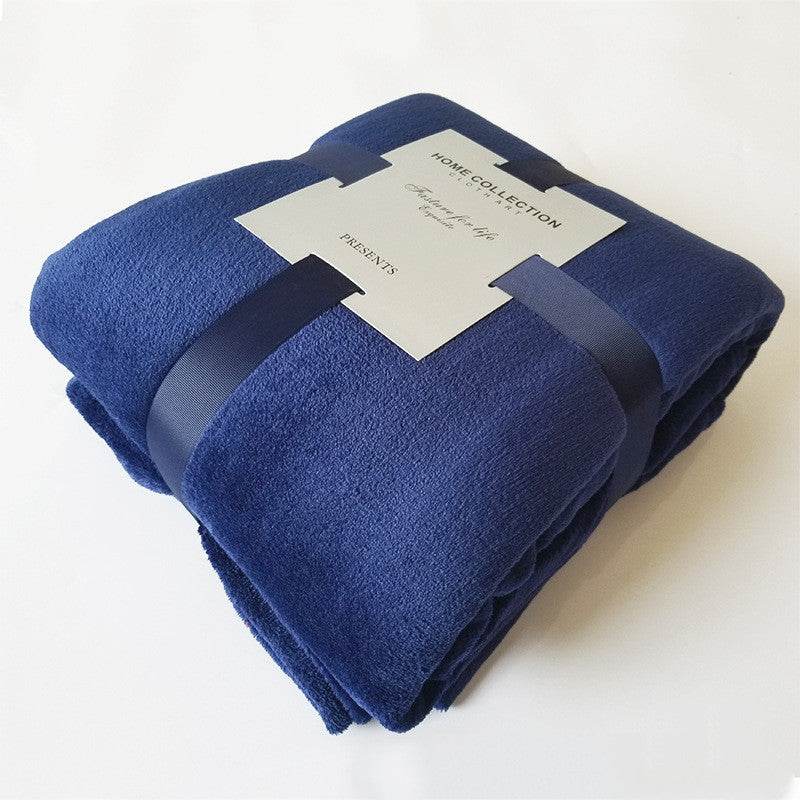 Coral Fleece Soft Plush Travel Blanket - Sleep Galleria