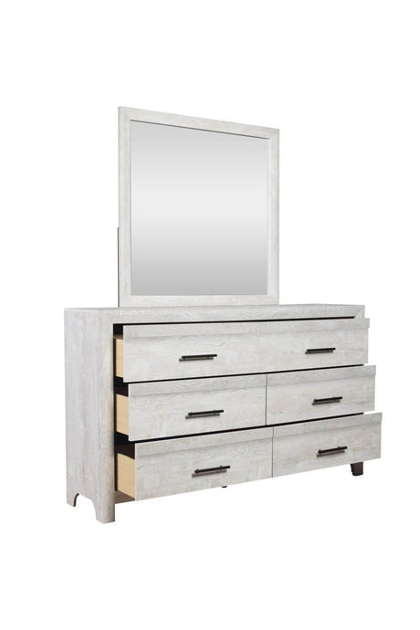Denver Contemporary 5-Piece Wood Bedroom Set - Sleep Galleria