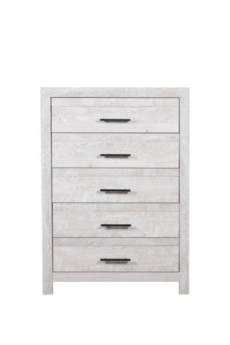 Denver Contemporary 5-Piece Wood Bedroom Set - Sleep Galleria