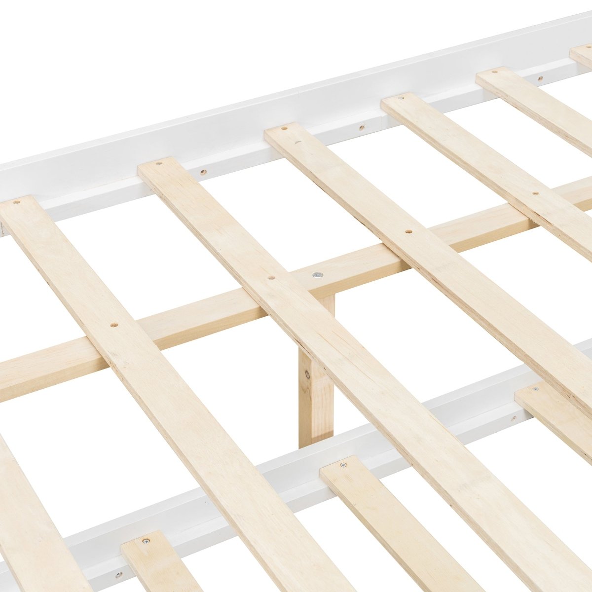 Full Size Solid Wood House Bed With Twin Trundle - Dreamtide - Sleep Galleria