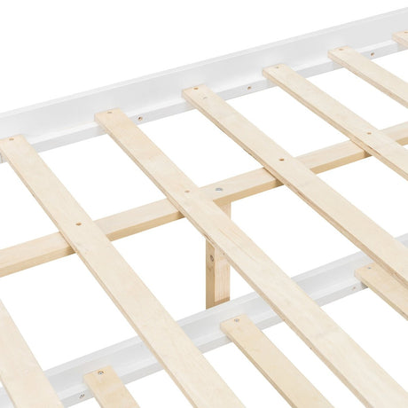 Full Size Solid Wood House Bed With Twin Trundle - Dreamtide - Sleep Galleria