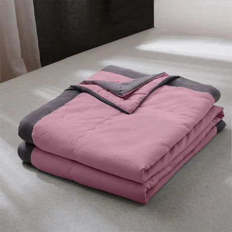 Lightweight Double-Sided Cooling Breathable Polyester Blanket - Sleep Galleria