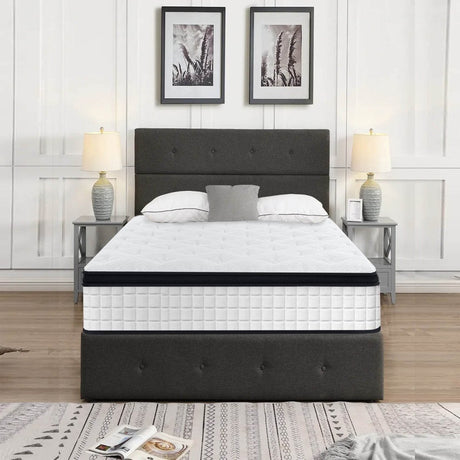Medium 12-Inch Hybrid Pocket Spring Memory Foam Mattress - Sleep Galleria
