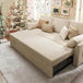 Modern Sleeper Sofa Bed With Storage Chaise - Dreamtide - Sleep Galleria