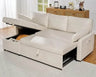 Modern Sleeper Sofa Bed With Storage Chaise - Dreamtide - Sleep Galleria