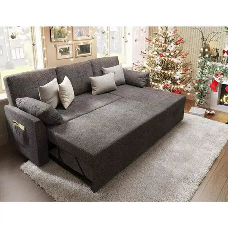 Modern Sleeper Sofa Bed With Storage Chaise - Dreamtide - Sleep Galleria