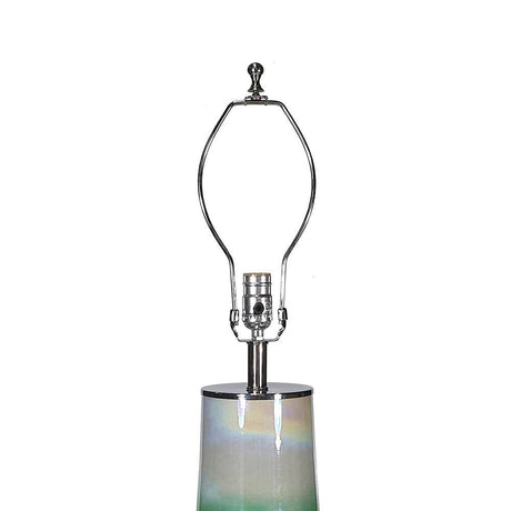 Multicolor Glass Round Plug-In Table Lamp - Sleep Galleria