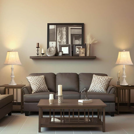 Set Of 2 Rustic Farmhouse Resin Table Lamps - Dreamtide - Sleep Galleria