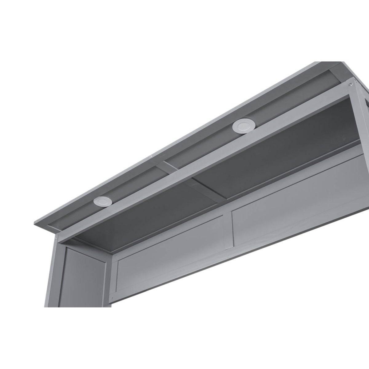 Space-Saving Queen Murphy Bed With Shelves And LED Lights - Sleep Galleria