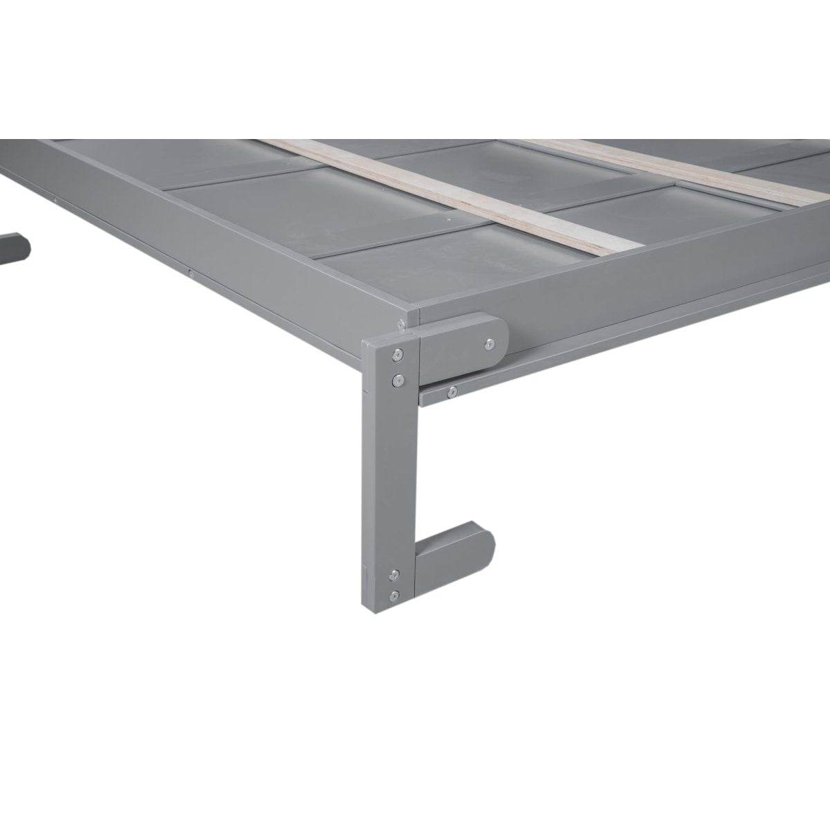 Space-Saving Queen Murphy Bed With Shelves And LED Lights - Sleep Galleria