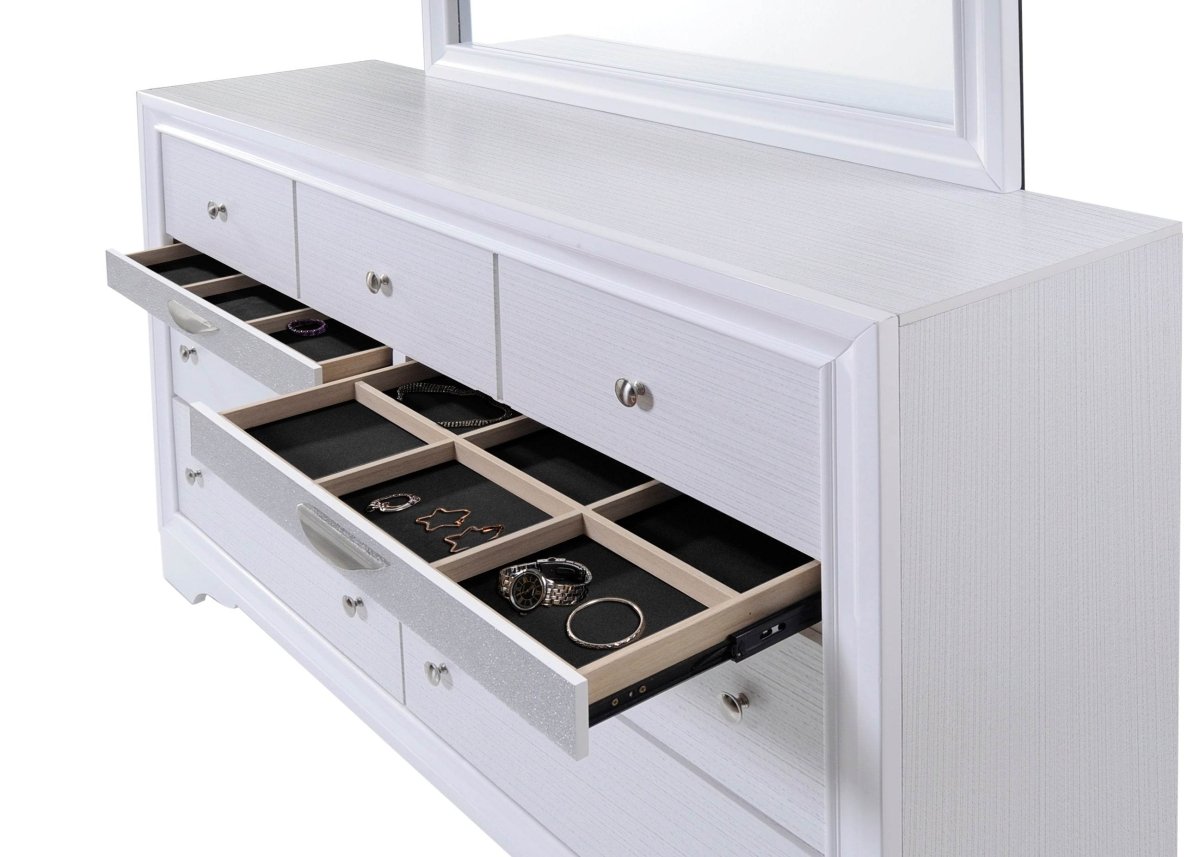 Traditional Style Wood Bedroom Set With Storage Drawers - Sleep Galleria