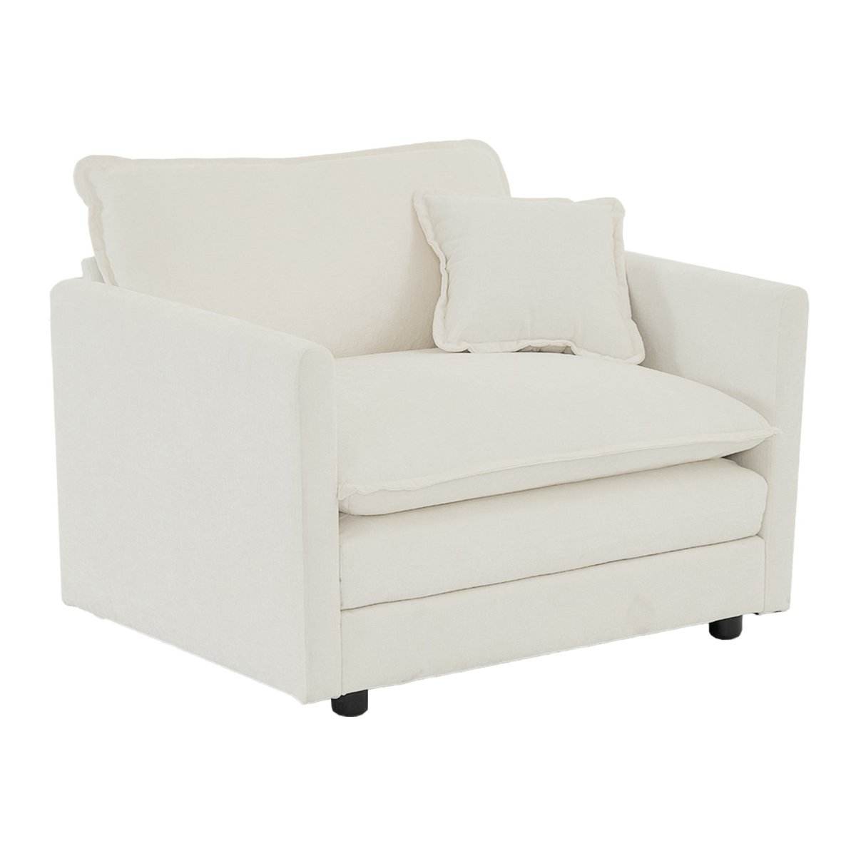 2-Piece Upholstered Chenille Loveseat And Accent Chair Set - Sleep Galleria