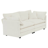 2-Piece Upholstered Chenille Loveseat And Accent Chair Set - Sleep Galleria