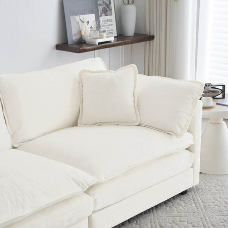 2 - Piece Upholstered Chenille Loveseat And Accent Chair Set - Driftwood - Sleep Galleria
