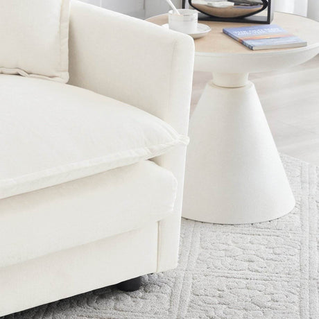 2 - Piece Upholstered Chenille Loveseat And Accent Chair Set - Driftwood - Sleep Galleria