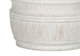 28-Inch Cream Resin Cylinder Table Lamp - Sleep Galleria