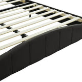 3 - Piece PU Leather Upholstered Platform Bed Set - Driftwood - Sleep Galleria