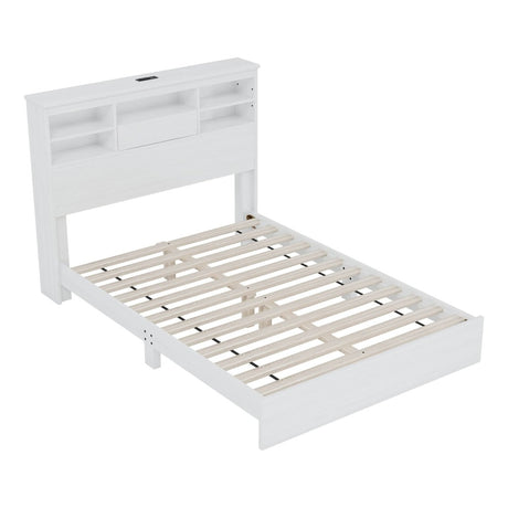 4 - Piece American Traditional White Solid Wood Bedroom Set - Driftwood - Sleep Galleria