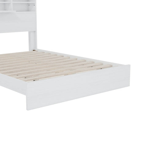 4 - Piece American Traditional White Solid Wood Bedroom Set - Driftwood - Sleep Galleria