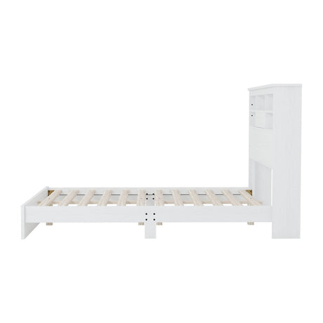 4 - Piece American Traditional White Solid Wood Bedroom Set - Driftwood - Sleep Galleria