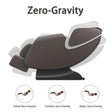4D Zero Gravity Shiatsu Full Body Massage Chair - Driftwood - Sleep Galleria