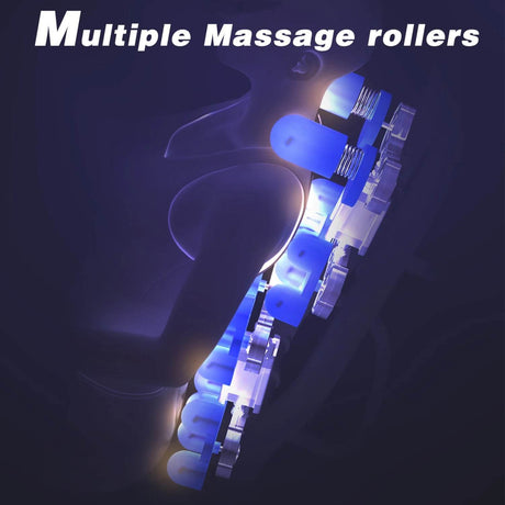 4D Zero Gravity Shiatsu Full Body Massage Chair - Driftwood - Sleep Galleria