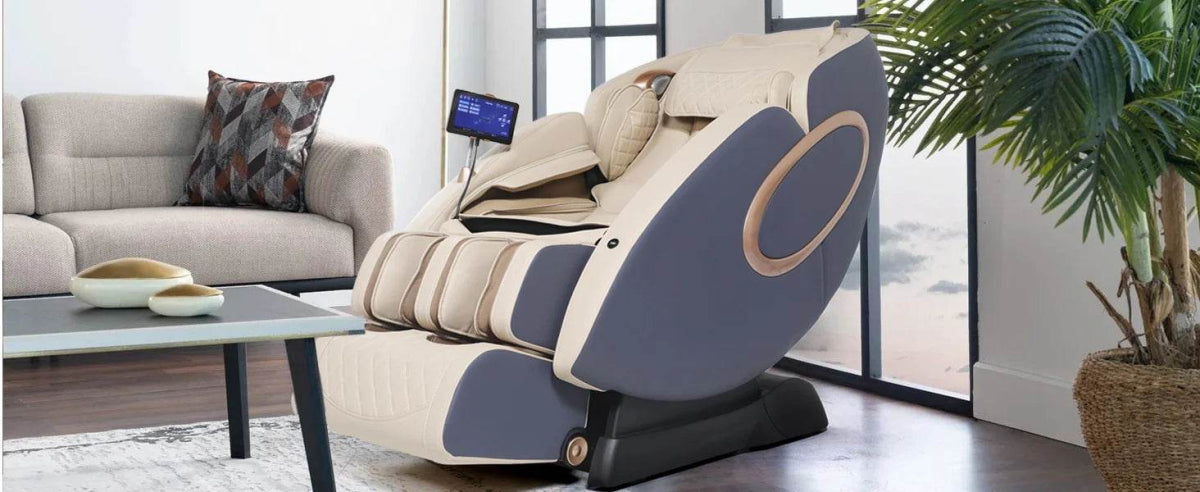 4D Zero Gravity SL-Track Full Body Shiatsu Massage Chair - Sleep Galleria