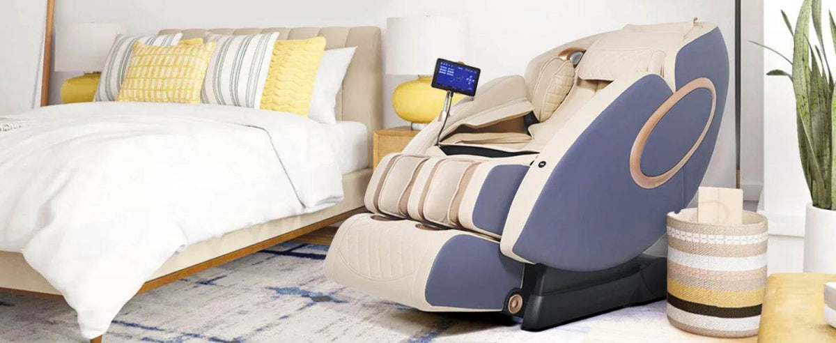 4D Zero Gravity SL-Track Full Body Shiatsu Massage Chair - Sleep Galleria