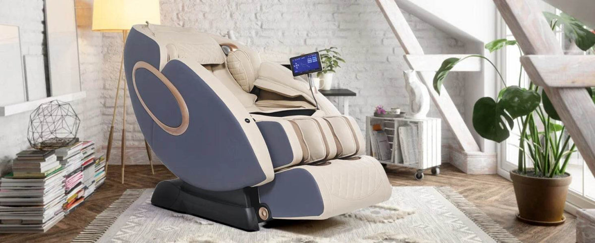 4D Zero Gravity SL-Track Full Body Shiatsu Massage Chair - Sleep Galleria