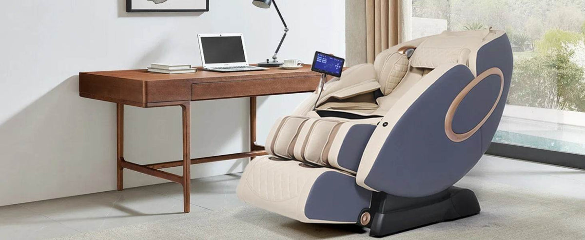 4D Zero Gravity SL-Track Full Body Shiatsu Massage Chair - Sleep Galleria