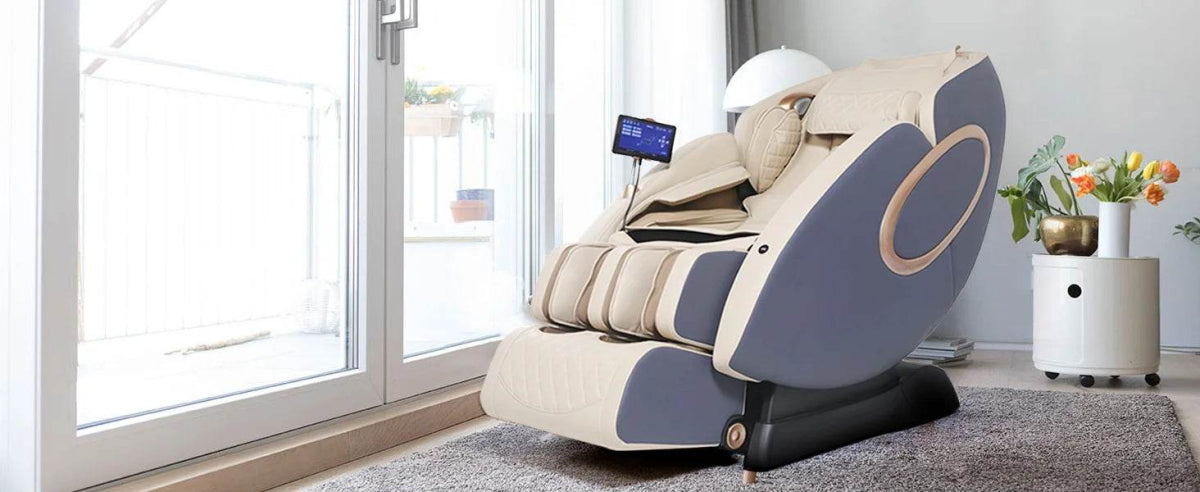 4D Zero Gravity SL-Track Full Body Shiatsu Massage Chair - Sleep Galleria