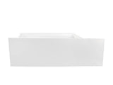 6-Drawer Freestanding White Particle Board Dresser - Sleep Galleria