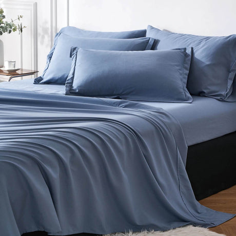 7 - Piece Polyester Bed In A Bag Comforter Set - Driftwood - Sleep Galleria